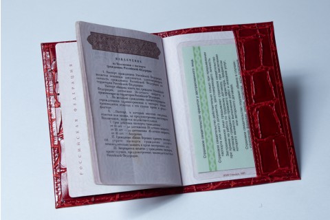 Обложка для паспорта Кайман п115к