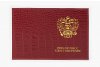 Обложка для пенсионного удостоверения уп02к/70 (красный кайман )